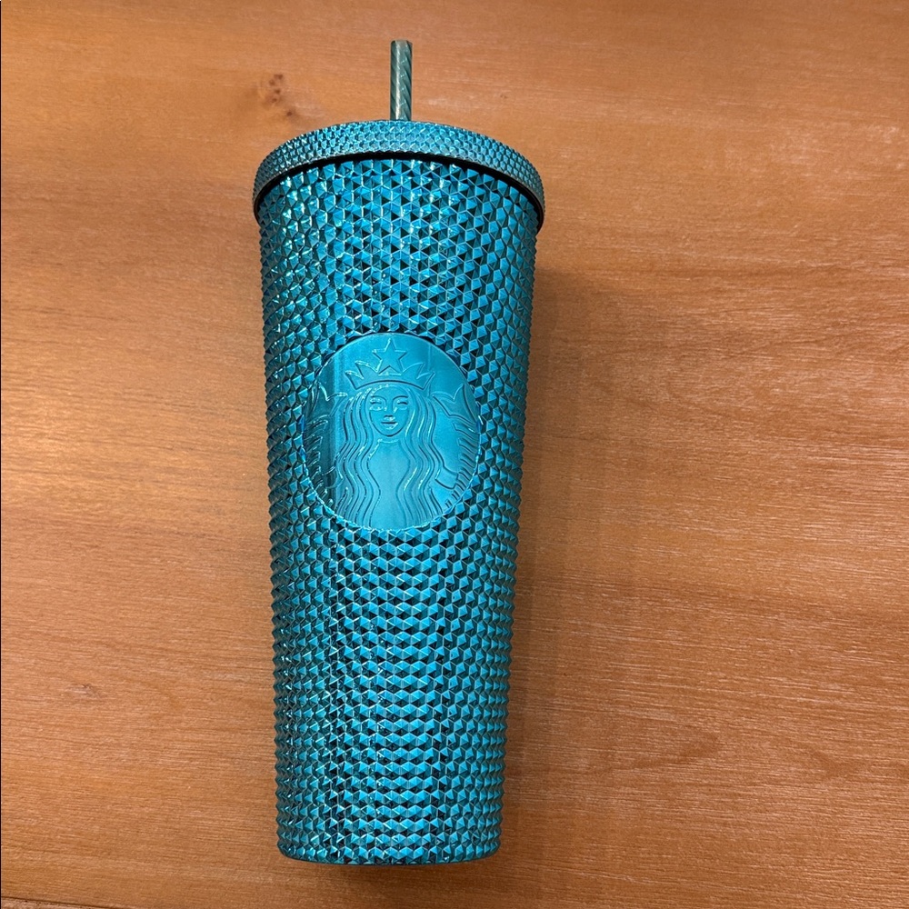 Starbucks Teal Studded 24oz Tumbler